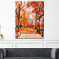 Wandbild Kunstwerk Städte New York Park Herbstfarben Natur Architektur