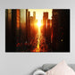Wandbild Kunstwerk Städte New York Sonnenuntergang Architektur modern