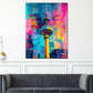 Wandbild Kunstwerk Städte Pop Art Berlin Fernsehturm Farbe Architektur