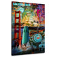 Wandbild Kunstwerk Städte San Francisco USA Sehenswürdigkeiten Küste