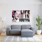 Street Art Life Is Beautiful Wandbild Kunstwerk