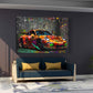 Wandbild Kunstwerk Auto Street Art Sportwagen Power Graffiti urban