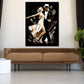 Abstrakt Dance tanzendes Paar Wandbild Kunstwerk