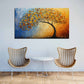 Wandbild Kunstwerk abstrakt Lebensbaum Herbstfarben Natur modern