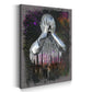 Abstrakte Figur 3D Pop Art Colour Style Metallic Körperkunst Wandbild Kunstwerk