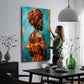 Wandbild Kunstwerk afrikanische Schönheit farbenfroh modern