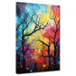 Modern Baum im Winter abstrakt Wandbild Kunstwerk