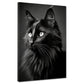 Mit schwarze Katze Wandbild Kunstwerk
