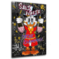 Wandbild Pop Art Duck Save Water Champagner Luxus Erfolg