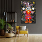 Wandbild Pop Art Duck Save Water Champagner Luxus Erfolg