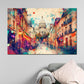 Wandbild Städte abstrakt Paris Sacré-Cœur Pop Art farbenfroh