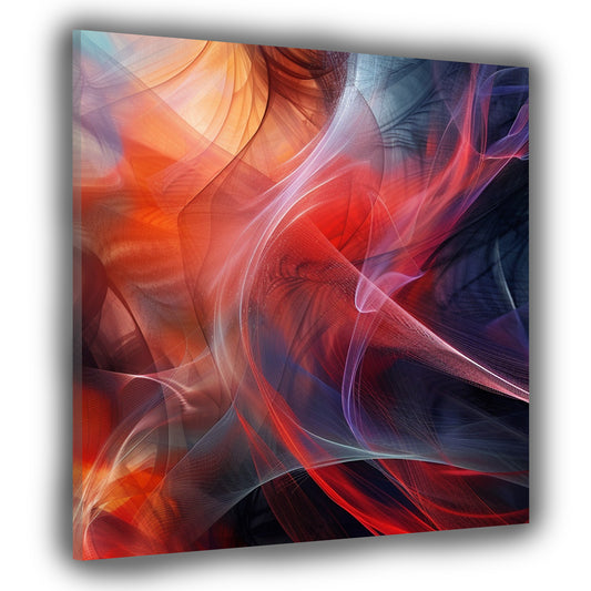 Wandbild abstrakt Farben dynamisch