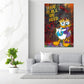 King Donald Love Is All We Need, Pop Art Comic Wandbild Kunstwerk