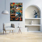 Dagobert Pop Art Style My Rules My Money Motivation Wandbild