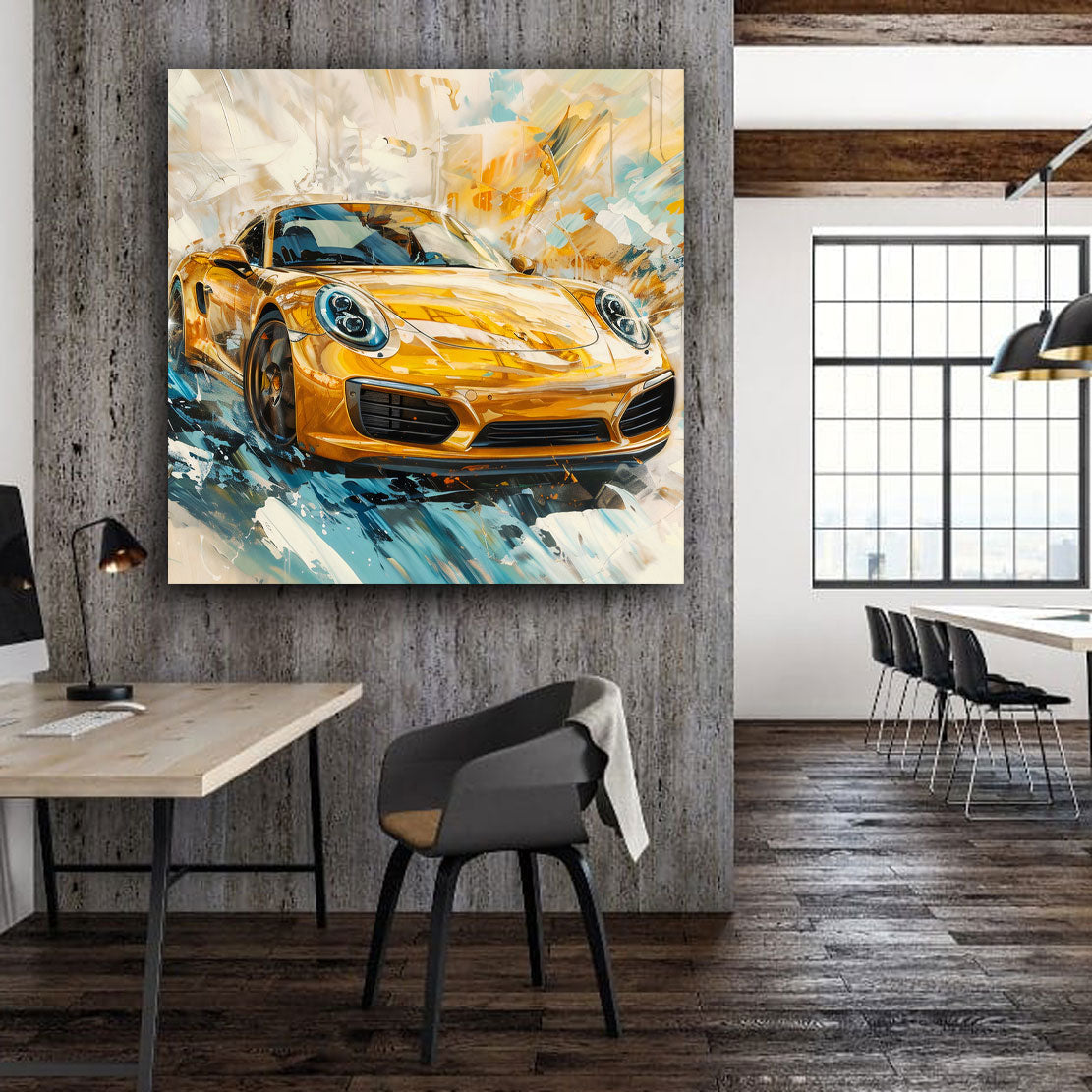 Abstrakt Sportwagen Speed und moderne Energie Wandbild