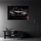 Dunkles Auto BMW mit Lichteffekten Power Look Wandbild
