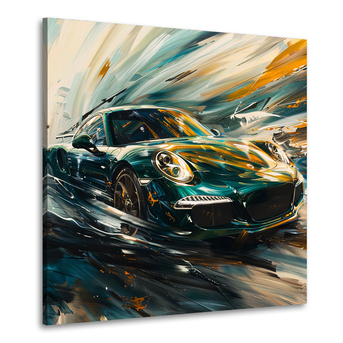 Expressives Auto mit Energie und Stil Wandbild