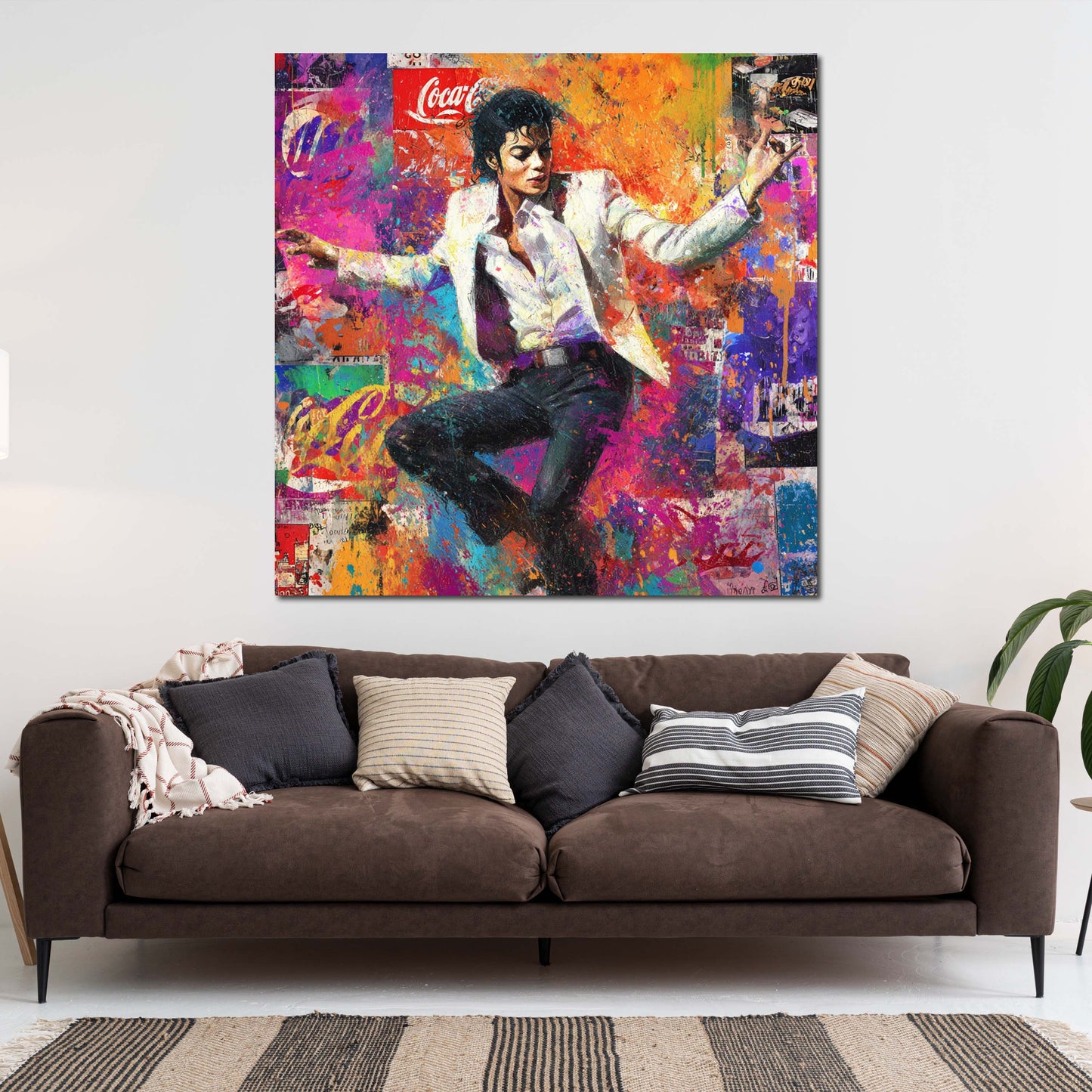 Pop Art Kunst Jackson Motiv Wandbild