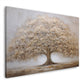 Großer Baum mit goldener Krone elegante Natur Wandbild