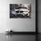 Modernes Auto BMW mit geometrischem Stil Wandbild