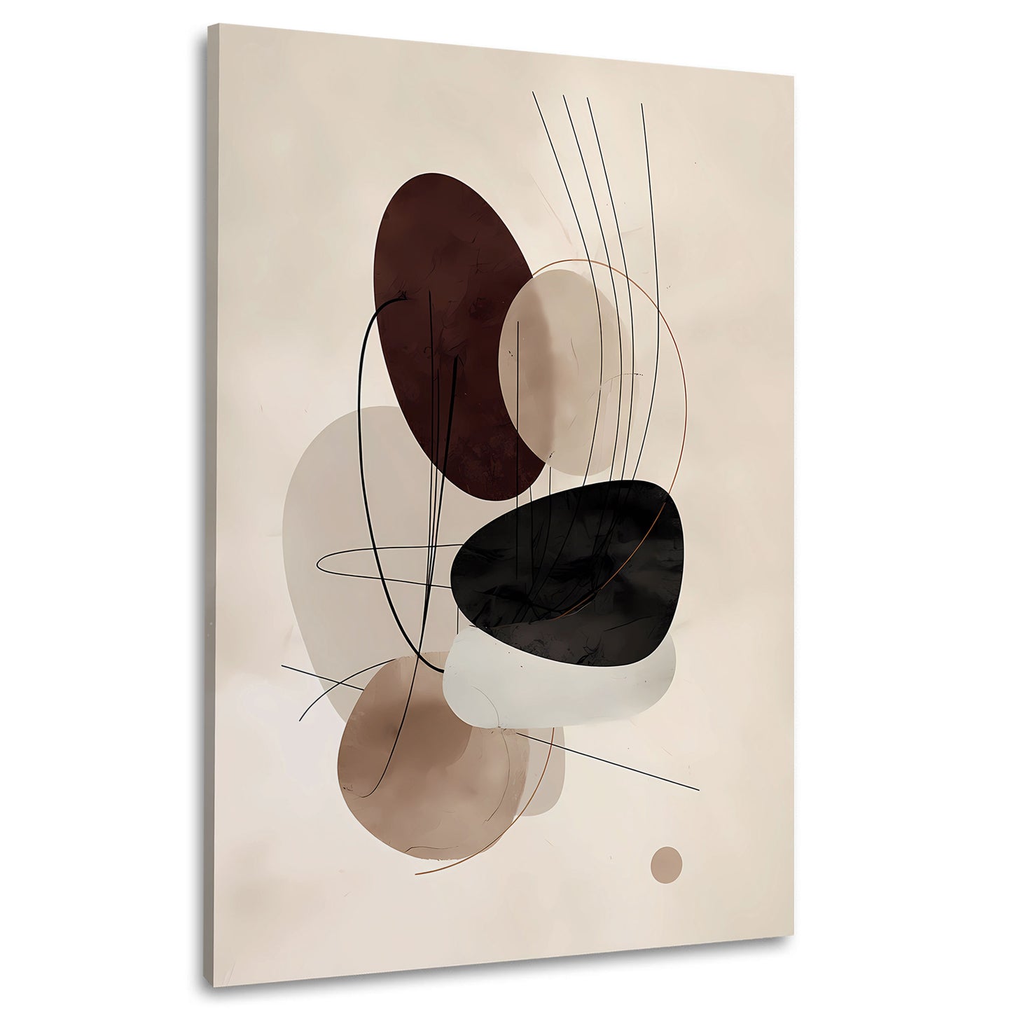 Neutrale Farben Ästhetik Geometrie Wandbild