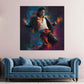 Pop Art Jackson Performance Farbsplash Wandbild