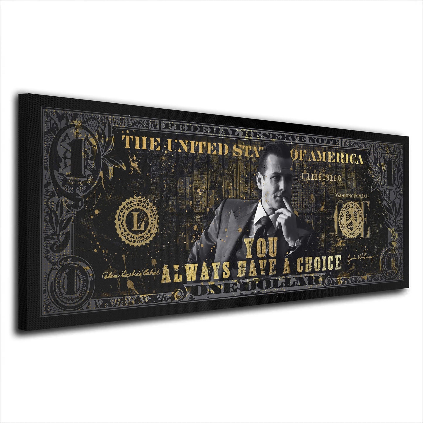 ou Always Have A Choice Harvey Dollar Wandbild Kunstwerk