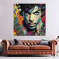 Pop Art Prince Nahaufnahme Musik Wandbild