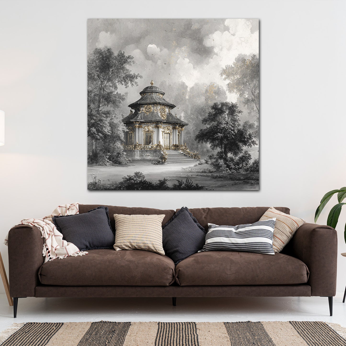 Rokoko Teehaus Sanssouci Garten Potsdam Wandbild