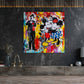 Comic Pop Art Maus Wandbild Kunstwerk
