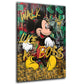 Mickey Walk Like A Boss Pop Art, Comic Wandbild Kunstwerk