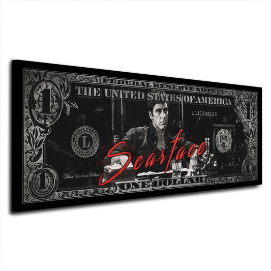 Wandbild Kunstwerk Montana Dollar, Pop Art
