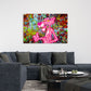 Wandbild Kunstwerk Cool Panther Pop Art Comic