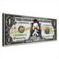 Dollar Rich Duck, Motivation, Geld & Erfolg Wandbild Kunstwerk