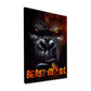 Gorilla Gangster Style Pop Art Wandbild Kunstwerk
