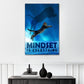 Katze Always Believe In Yourself, Motivation Wandbild Kunstwerk
