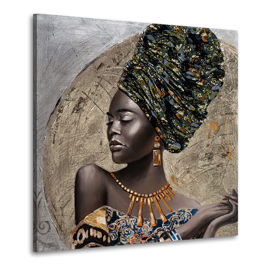 afrikanische Frau Beautiful Women Wandbild Kunstwerk