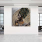 afrikanische Frau Beautiful Women Wandbild Kunstwerk