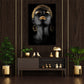 afrikanische Frau Black Women Gold Style Wandbild Kunstwerk